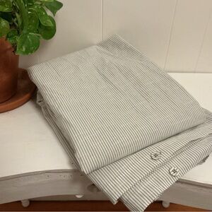NWOT IKEA Pinstriped Duvet & Shams
